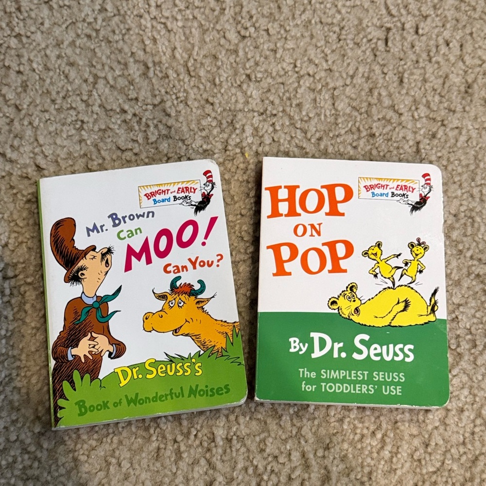 2 Dr Seuss books